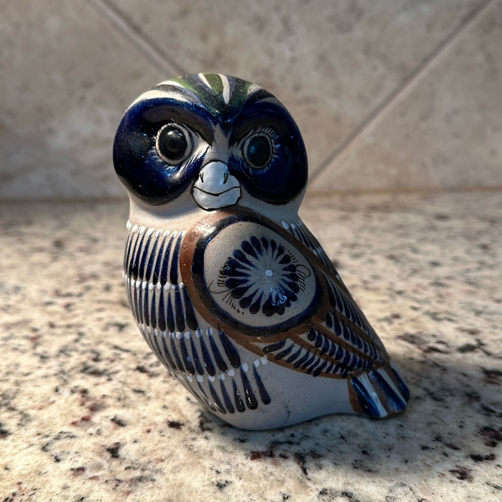 Mexican Sandstone Owl Mexican Pottery Bird